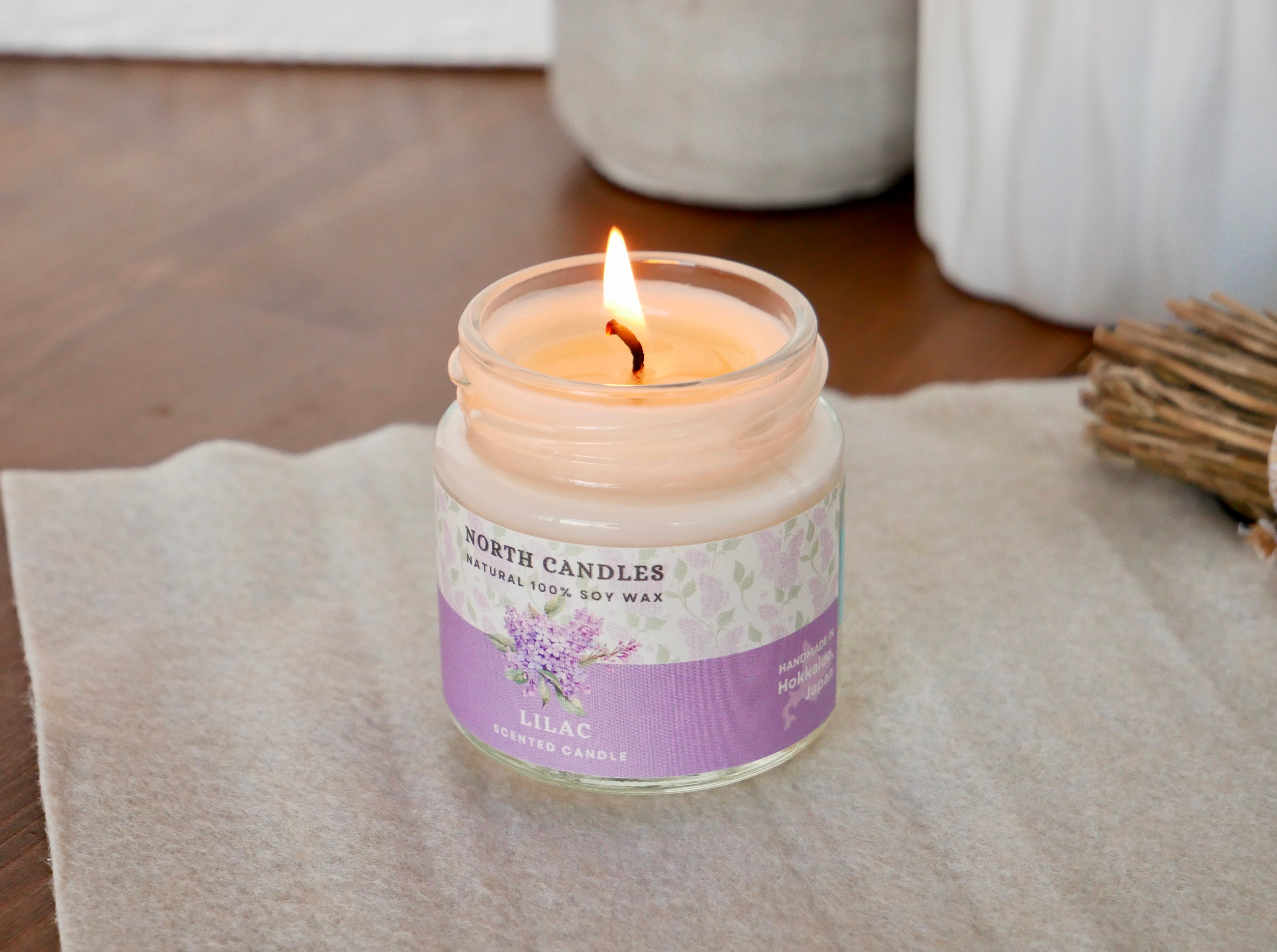 ライラック ソイキャンドル North Candles ノースキャンドル Handmade