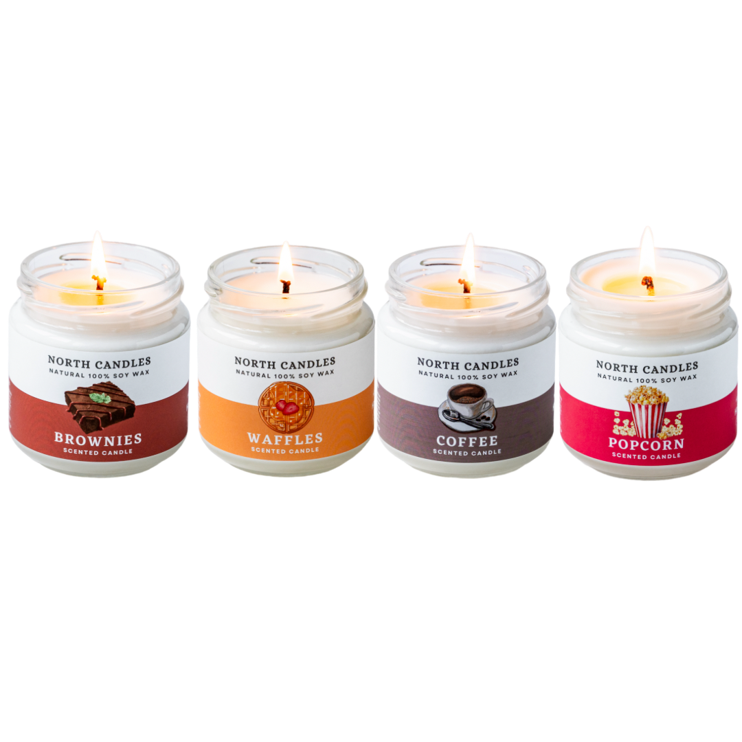 美味しそうアロマキャンドルセット (SAVE 15-20%) North Candles