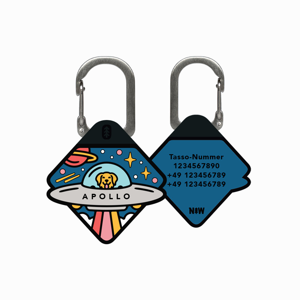 Astrodash - Silent Dog ID Tag – Northwoofs