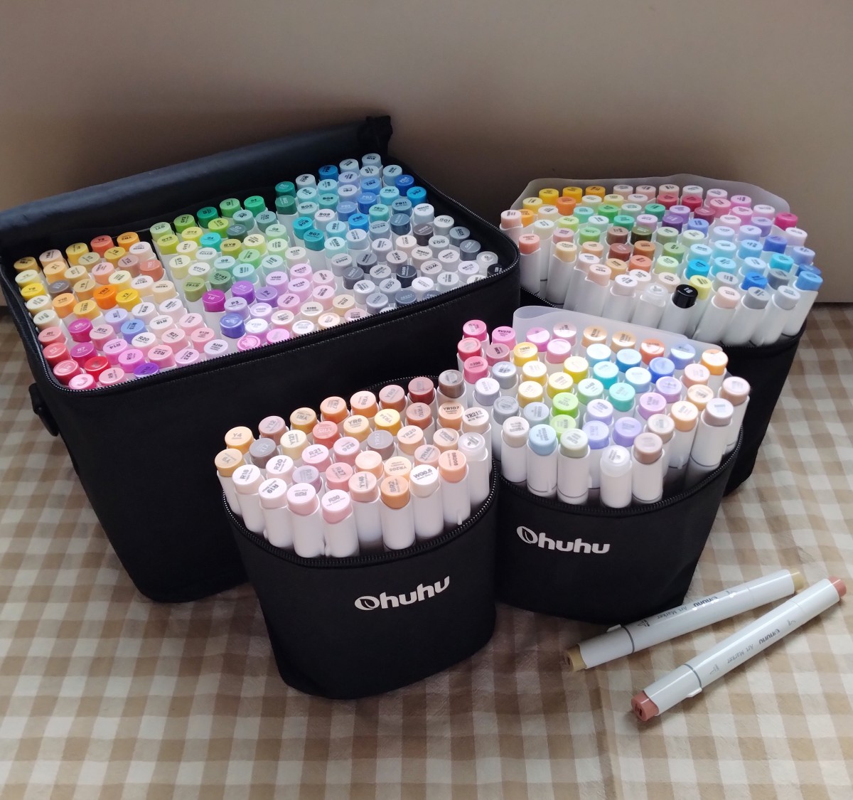 Ohuhu】 Honolulu(筆タイプ)マーカー 各セットの色見本ご紹介＆セット