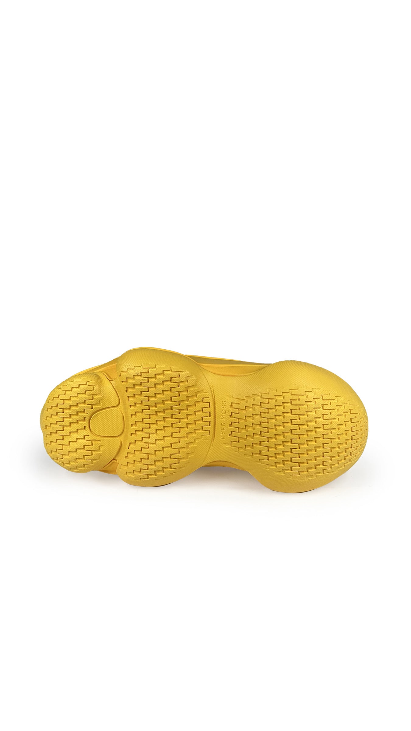 PYER MOSS SSENSE EXCLUSIVE SCULPT SNEAKER – Grey/Yellow – Norma Kamali