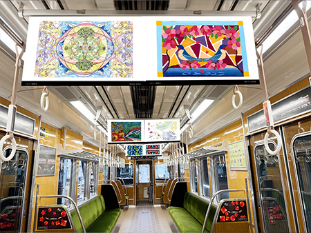 7200×2Rラッピング列車「茜音・藍彩」導入1周年｜ファンページ｜鉄道