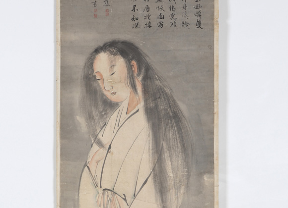 伝）円山応挙の幽霊画 | 菊桜の来迎寺｜能登穴水の古刹