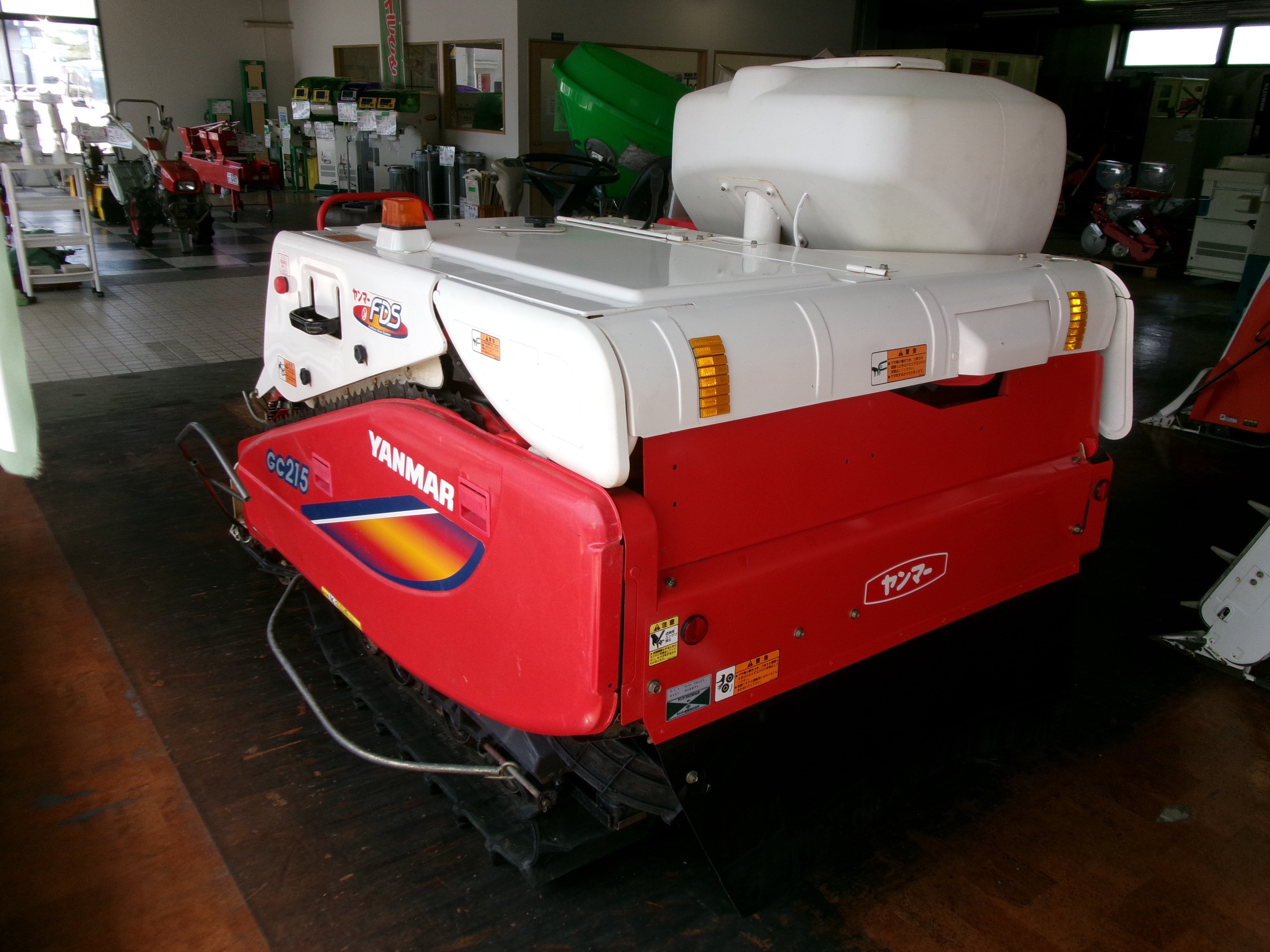 ヤンマー 中古 コンバイン GC215 2条刈 袋取り – 農キング