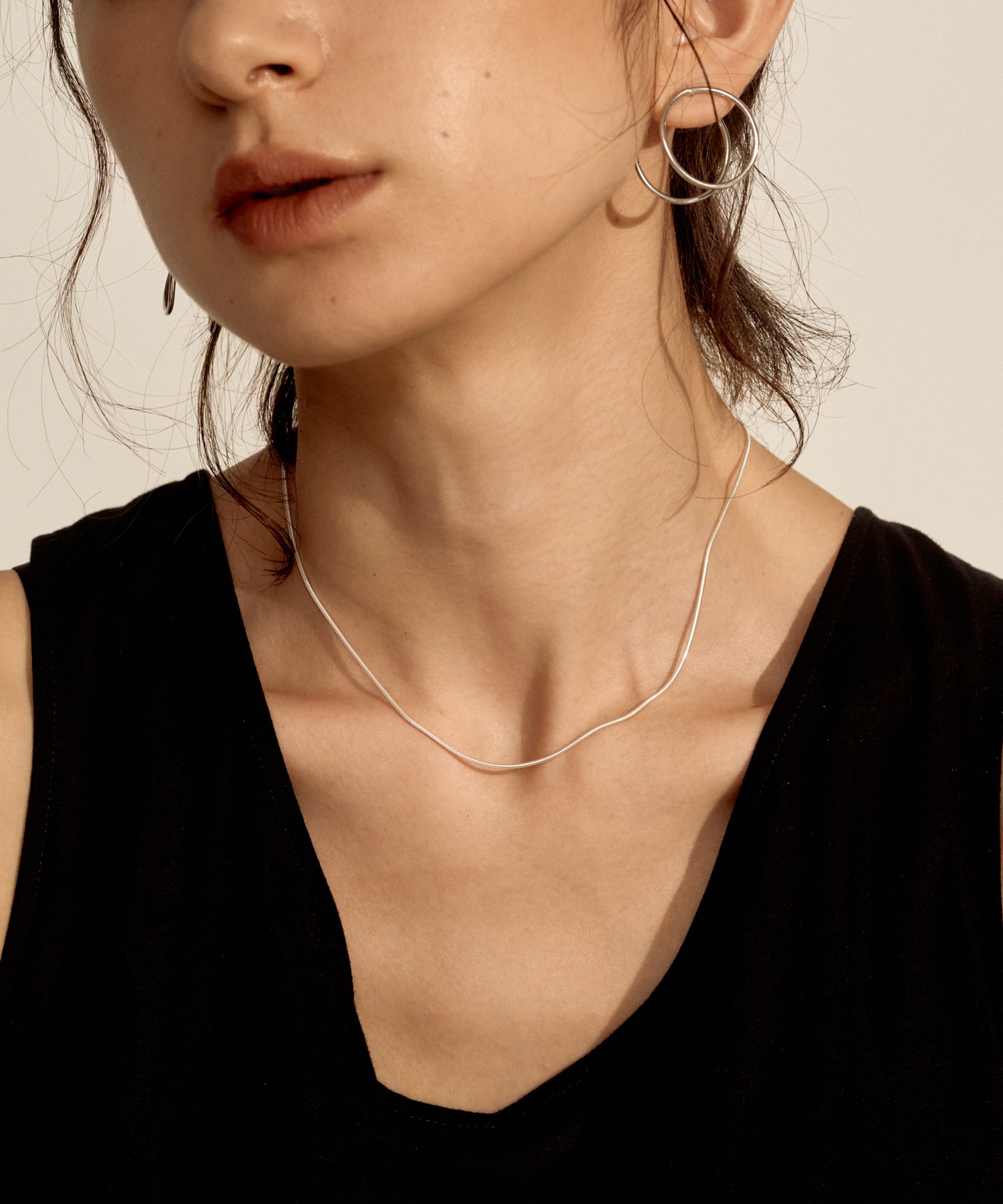 Simple Narrow Necklace［Silver925］ | 大人の毎日使えるネックレス