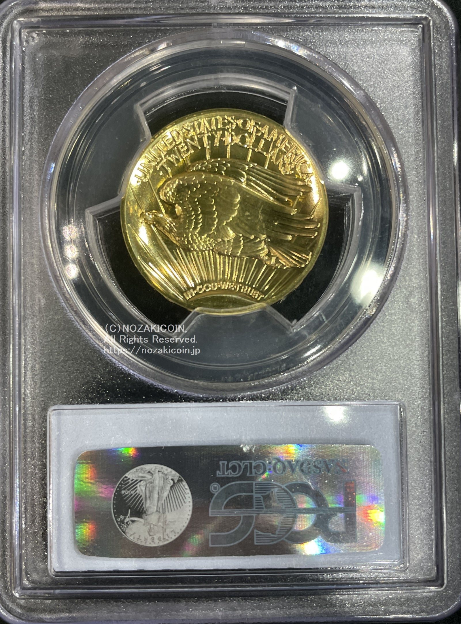 アメリカ 20ドル金貨 ウルトラハイレリーフ 2009年 完全未使用 PCGS