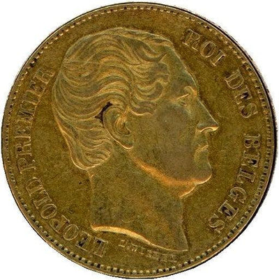 ベルギー 20フラン金貨 1865 レオポルド1世 – 野崎コイン
