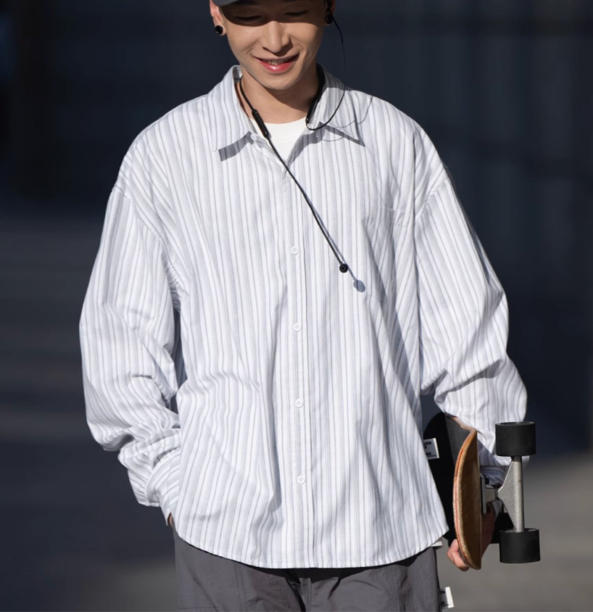 striped shirt / ストライプシャツ N4260