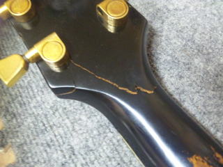 Gibson LesPaul custom ネック折れリペアetc |ギターリペアショップN's
