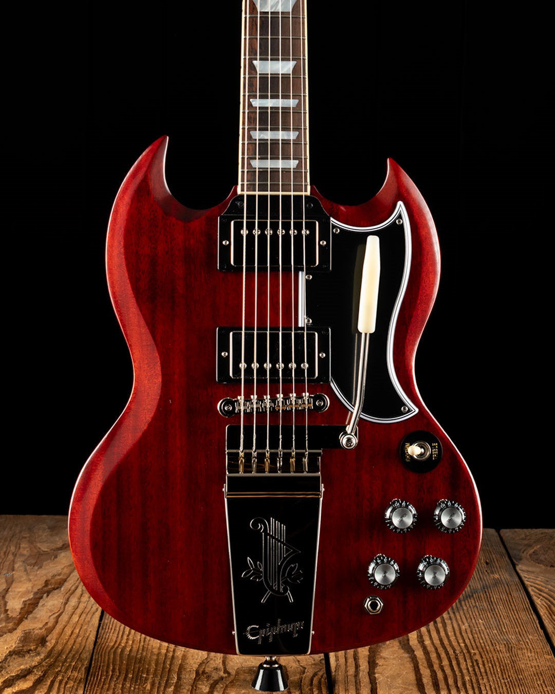 Epiphone 1964 SG Standard with Maestro Vibrola Reissue - Cherry Red