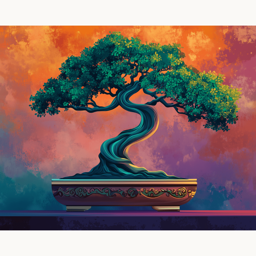 Divine Bonsai | Paint by Numbers Kit by Number Artist