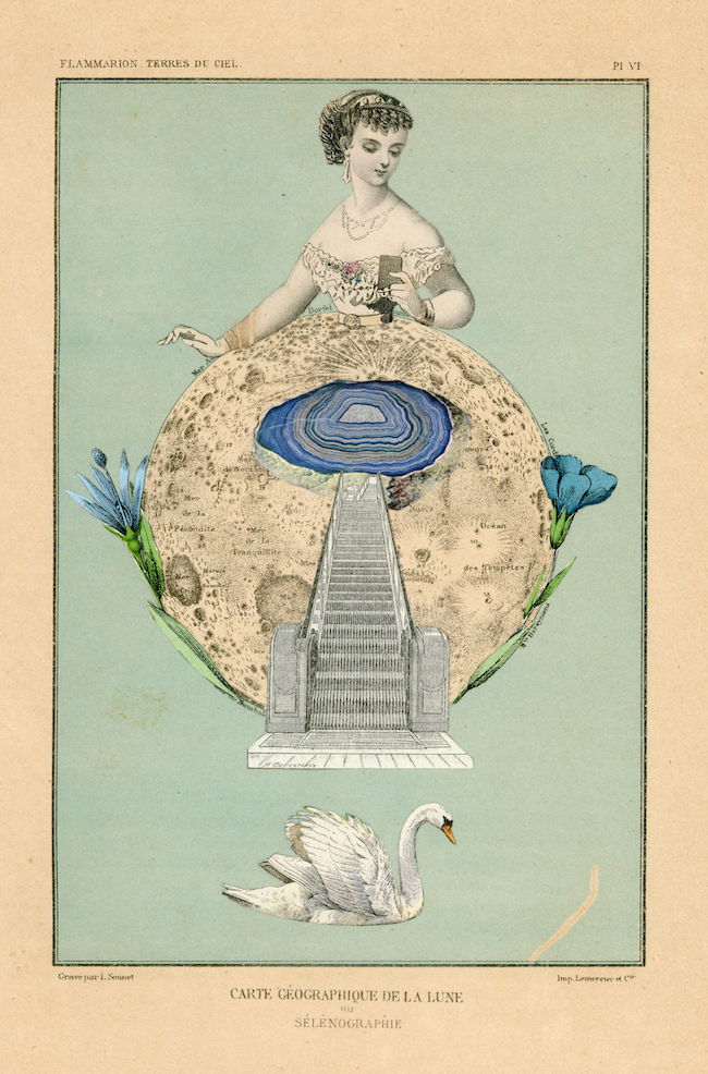 コラージュアーティストM!DOR!の個展がGallery Muveilにて開催