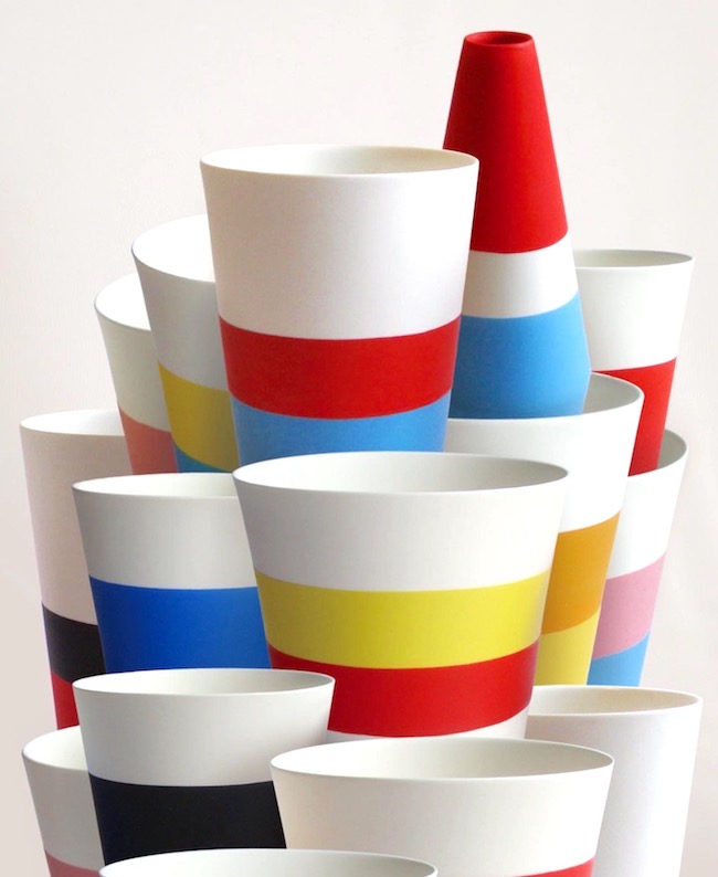 CFCL」と陶芸家・桑田卓郎によるコラボプロジェクト。陶器とセットの