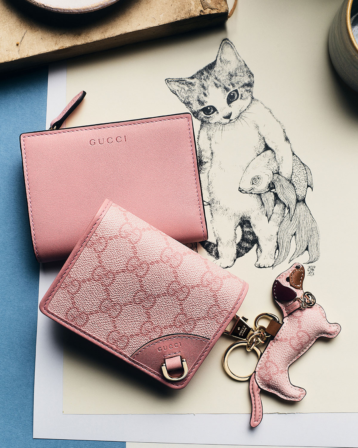 Gucci」日本限定ヒグチユウコの猫チャームも！ 最強開運日に向けた新作