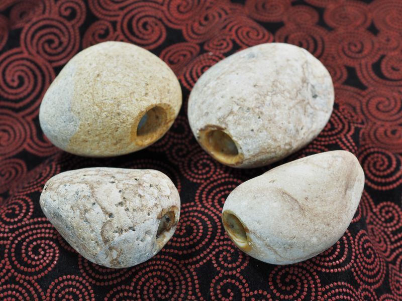 はじめての石笛！（円柱状孔・姫川薬石）