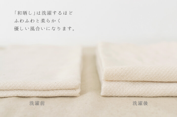 輪おむつ生地 ロール」(14m以上入) - 「オーガニックリネンの布