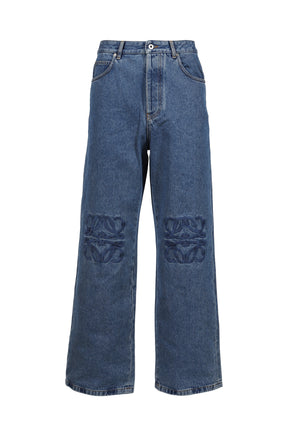 LOEWE ロエベ SS26 ANAGRAM BAGGY JEANS / JEANS BLU - NUBIAN ヌビアン