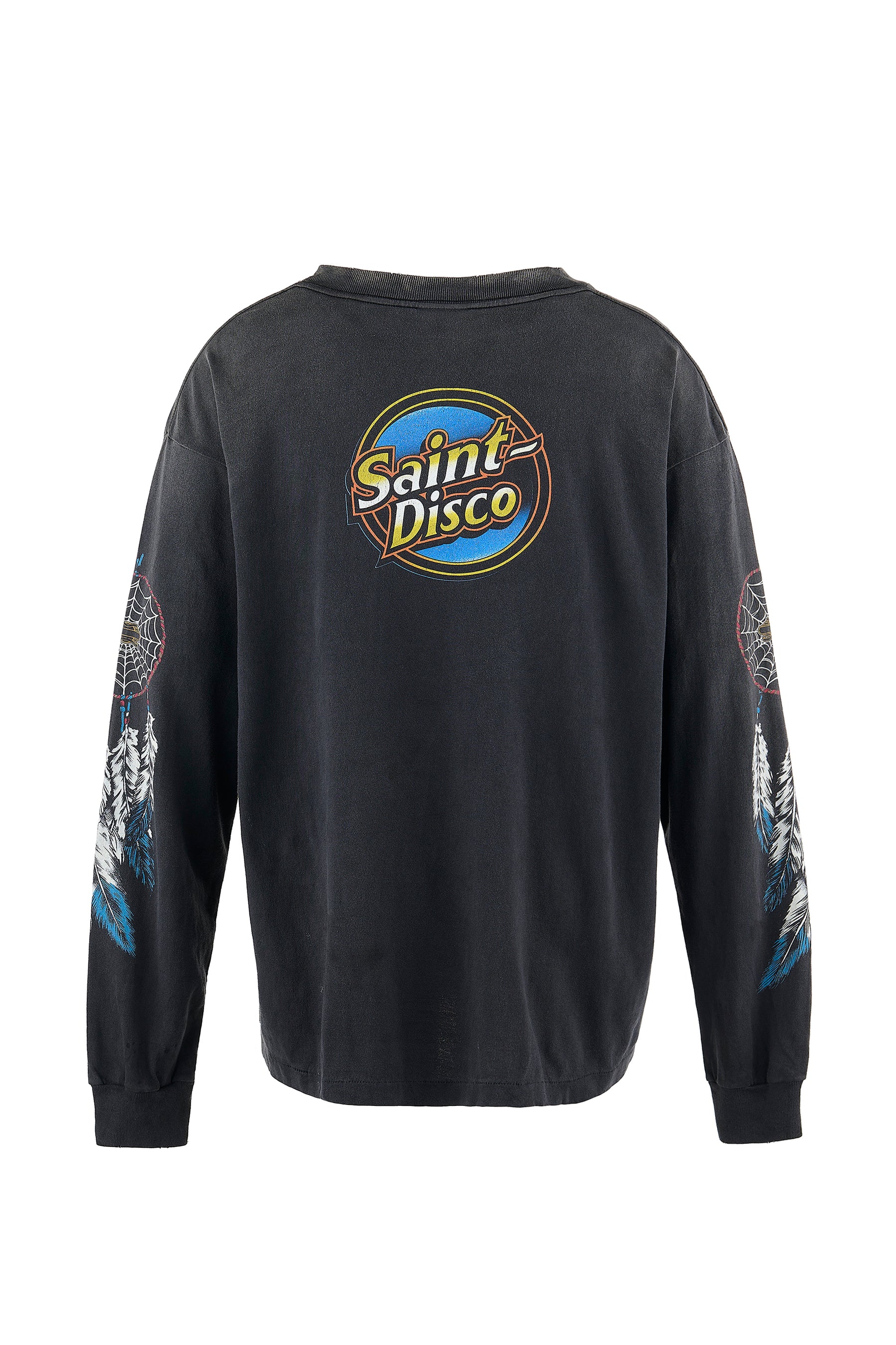 SAINT Mxxxxxx × TEFLON DISCO SS25 ML_LS TEE/SAINT DISCO / BLK - NUBIAN