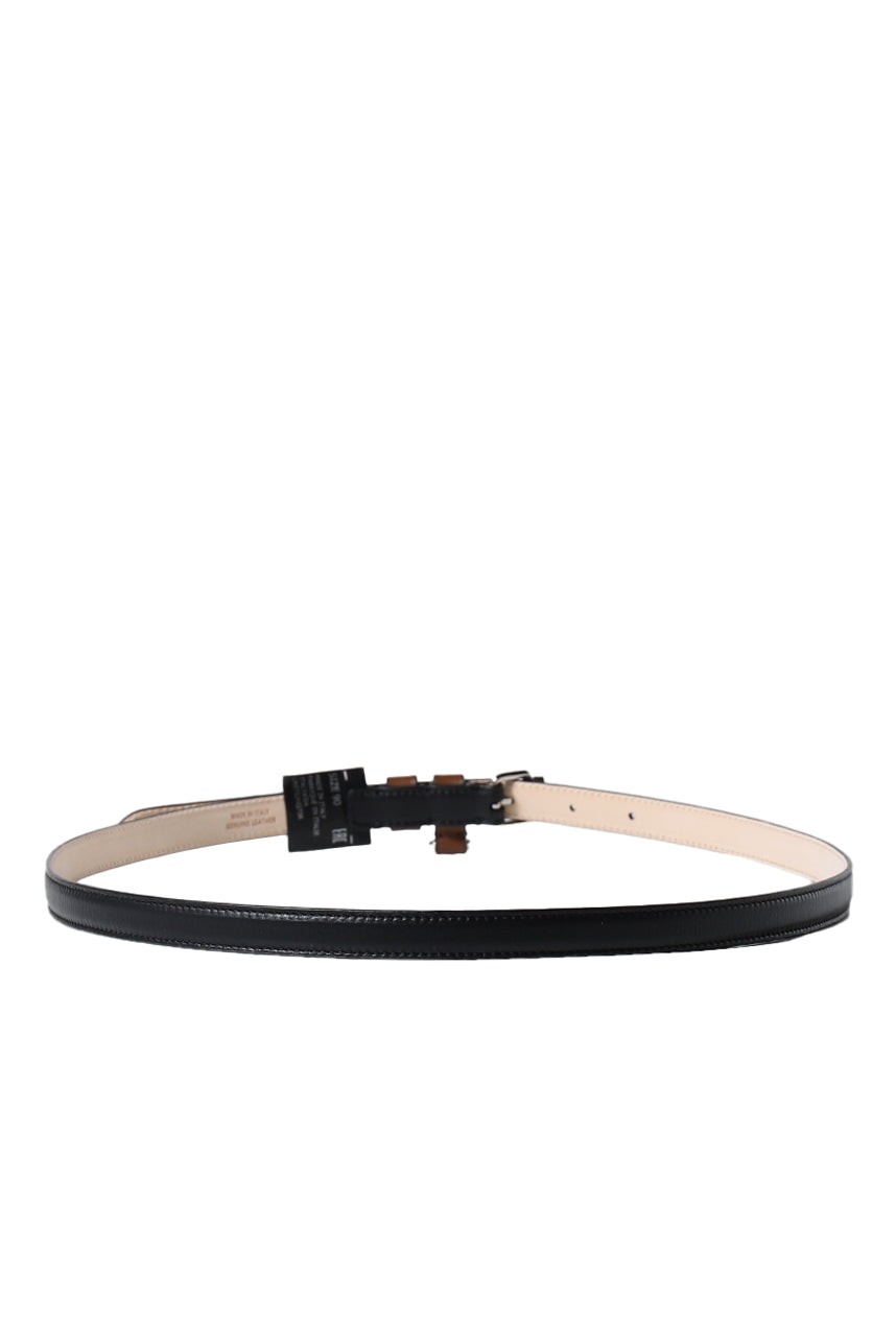 Maison Margiela メゾン マルジェラ SS25 BELT 15 MM / BLK CHESTNUT