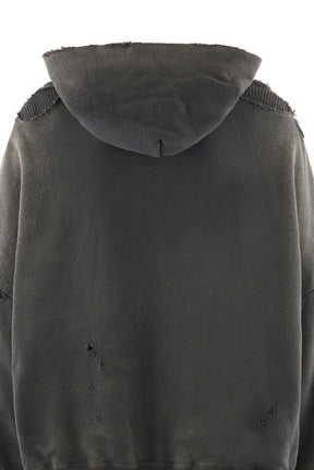SAINT Mxxxxxx Saint Michael FW24 HOODIE/DBL-FC ZIP / BLK - NUBIAN
