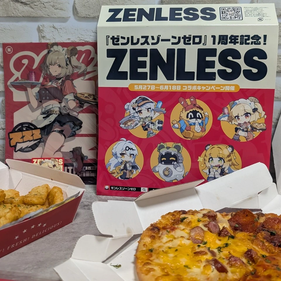 ゼンゼロ × ピザーラ コラボ！ラッピング店舗でかわいい店員さんに会っ