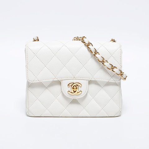 シャネル CHANEL ミニマトラッセ キャビアスキン ショルダーバッグ