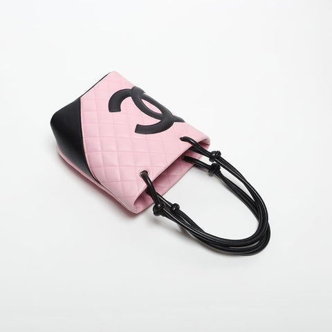 CHANEL Cambon Line Lambskin COCO Mark 9th Series 2004-2005 Handbag