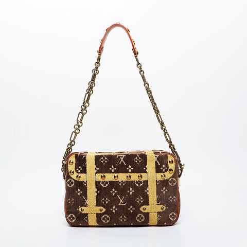 LOUIS VUITTON 2004 Monogram Trompe l'oeil Trocadero Shoulder Bag