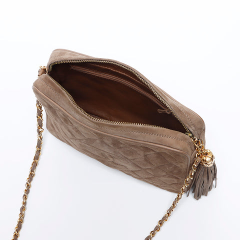 シャネル CHANEL 1番台 スウェード チェーン スエード タッセル