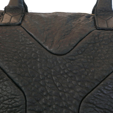 イヴ・サンローラン YVES SAINT LAURENT Yロゴ レザー ボストンバッグ