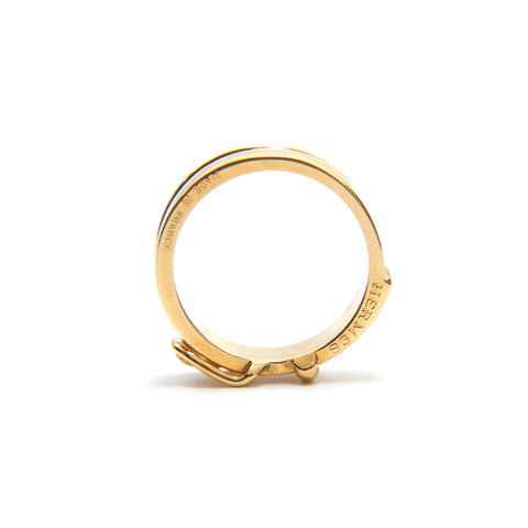 エルメス HERMES ベルトモチーフ 61サイズ 21号 リング・指輪 ゴールド