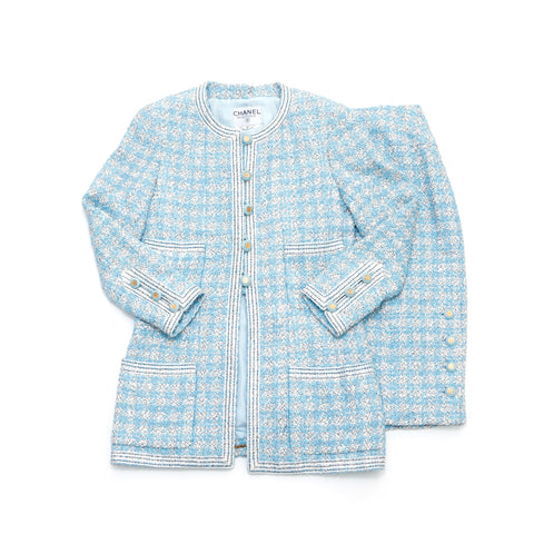 シャネル CHANEL ツイード ジャケット スカート セットアップ ウール