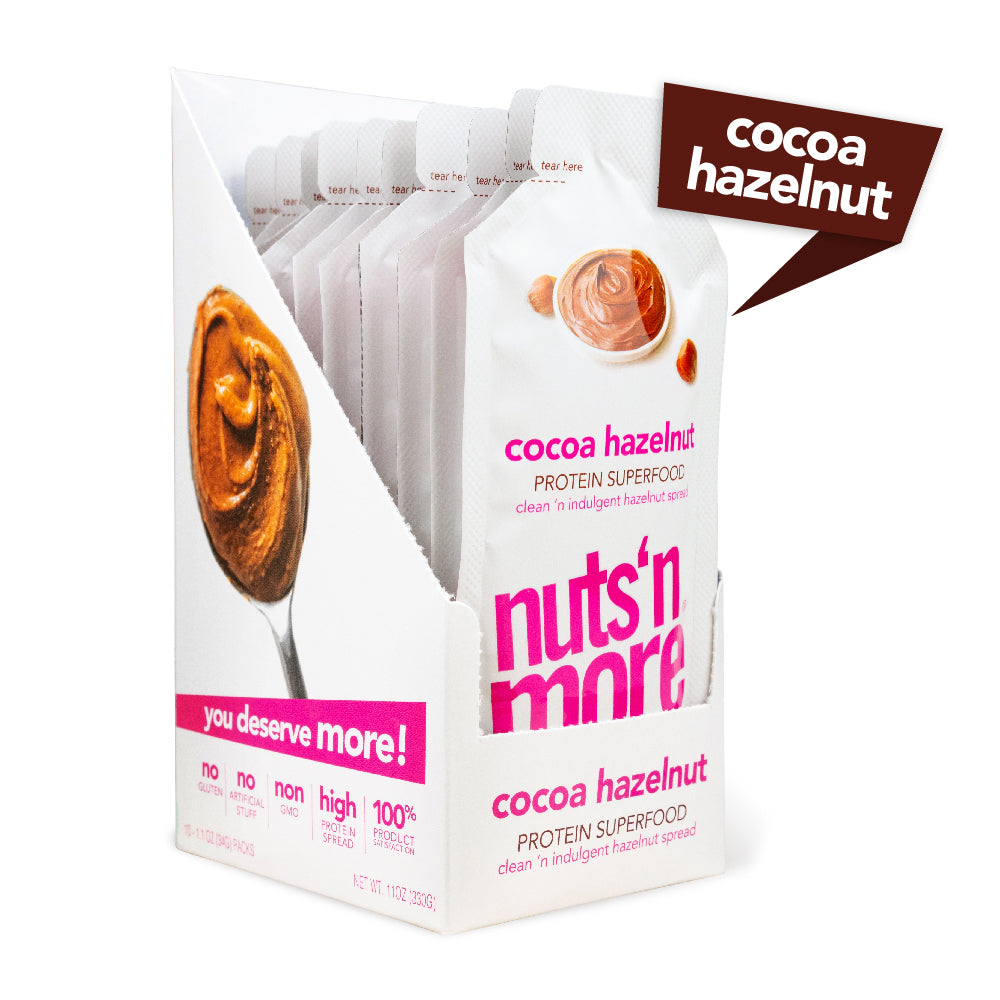 Cocoa Hazelnut High Protein Peanut Butter Spread - Snack Packs