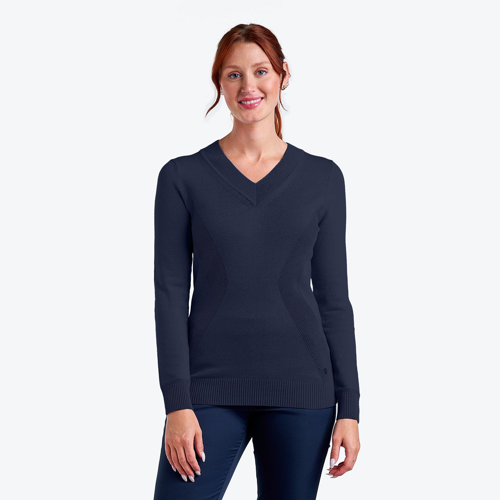 Women's Nicole Sweater Navy by NVO sport – NVO Sport