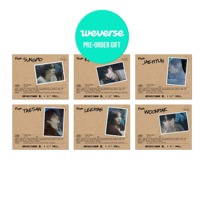 Weverse POB) BOYNEXTDOOR - WHY 1st EP Album (LETTER Ver