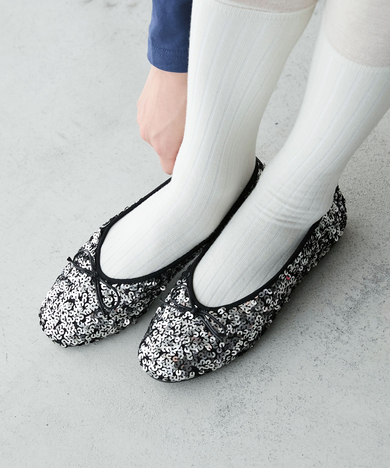 forksy.】スパンコールバレエシューズ forksy.│MONO-MART [モノマート