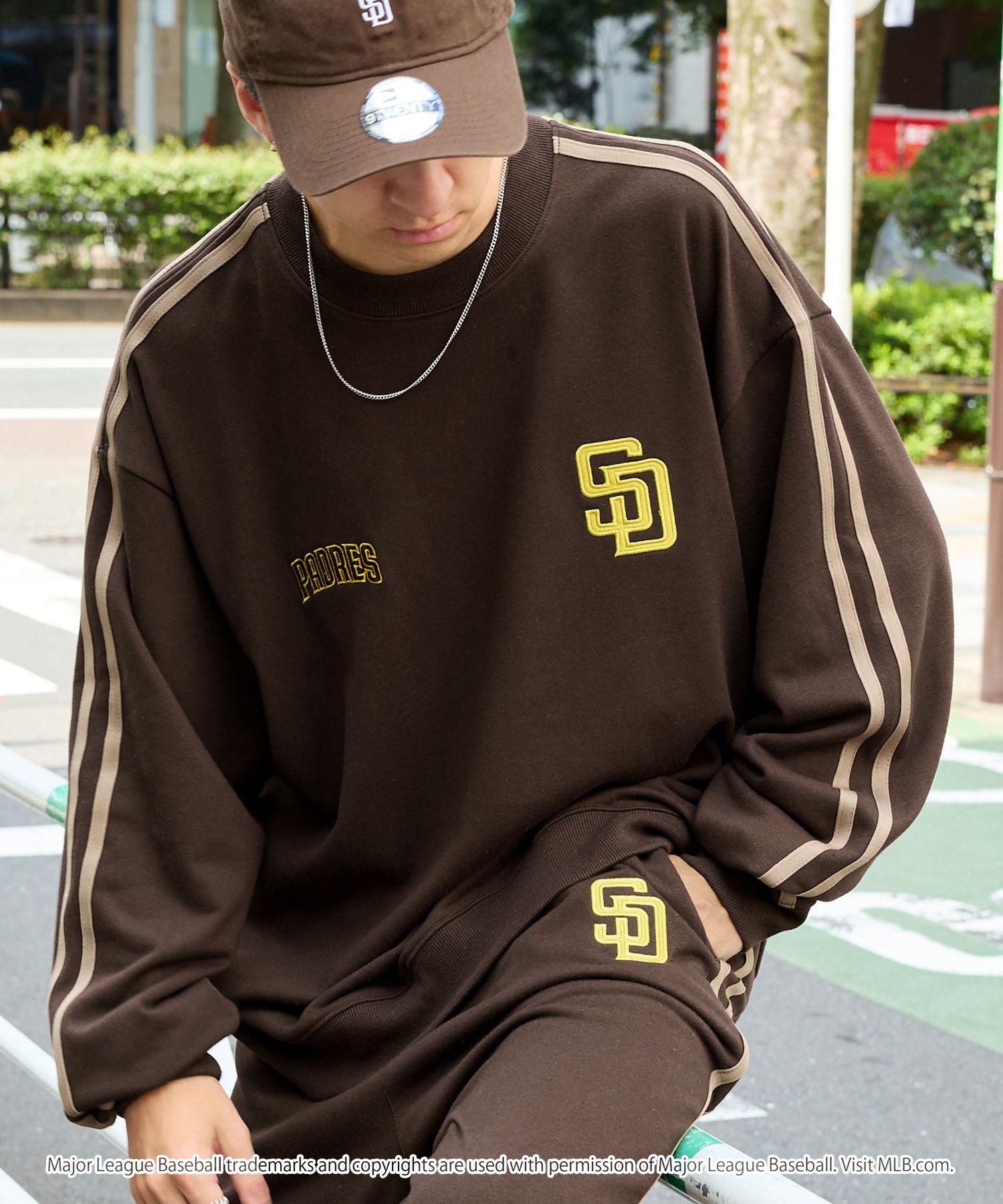 MLB/メジャーリーグベースボール 別注 セットアップ ワッペン刺繍