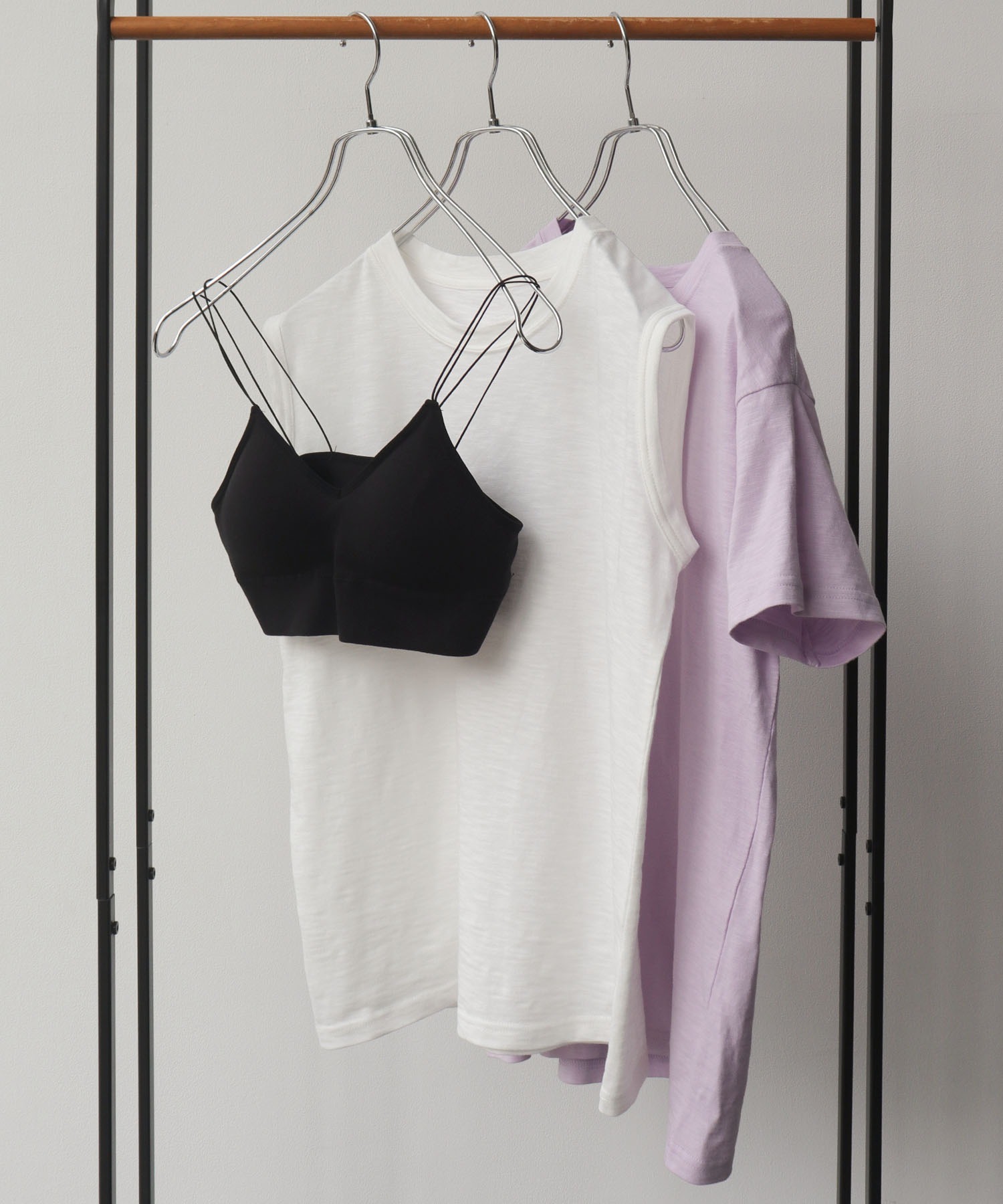 FRUIT OF THE LOOM × Stroove / Bra top & tank top＆T-Shirt 3P