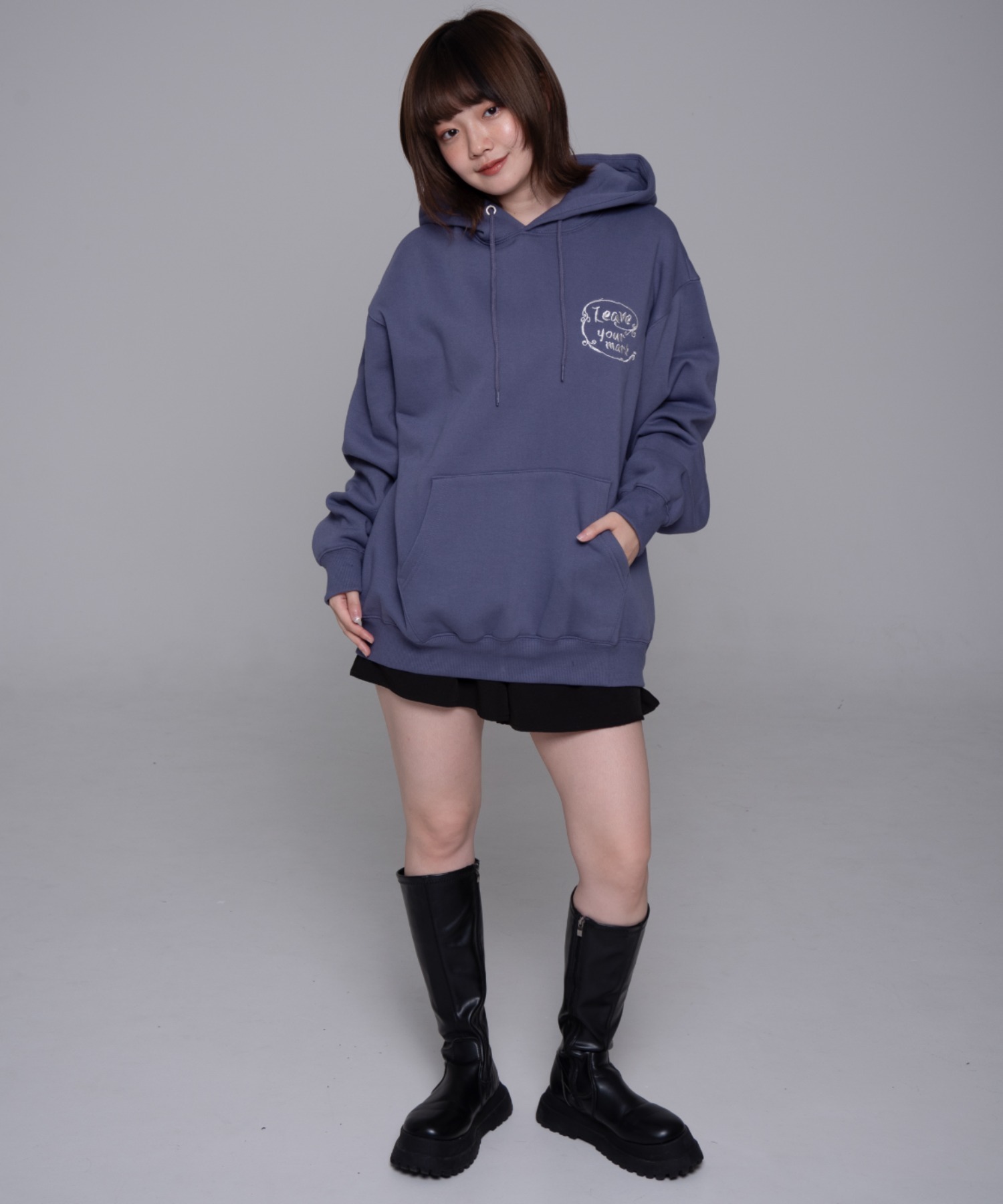 mahagrid/マハグリッド』 LEAVE YOUR MARK HOODIE /リーブユアマーク