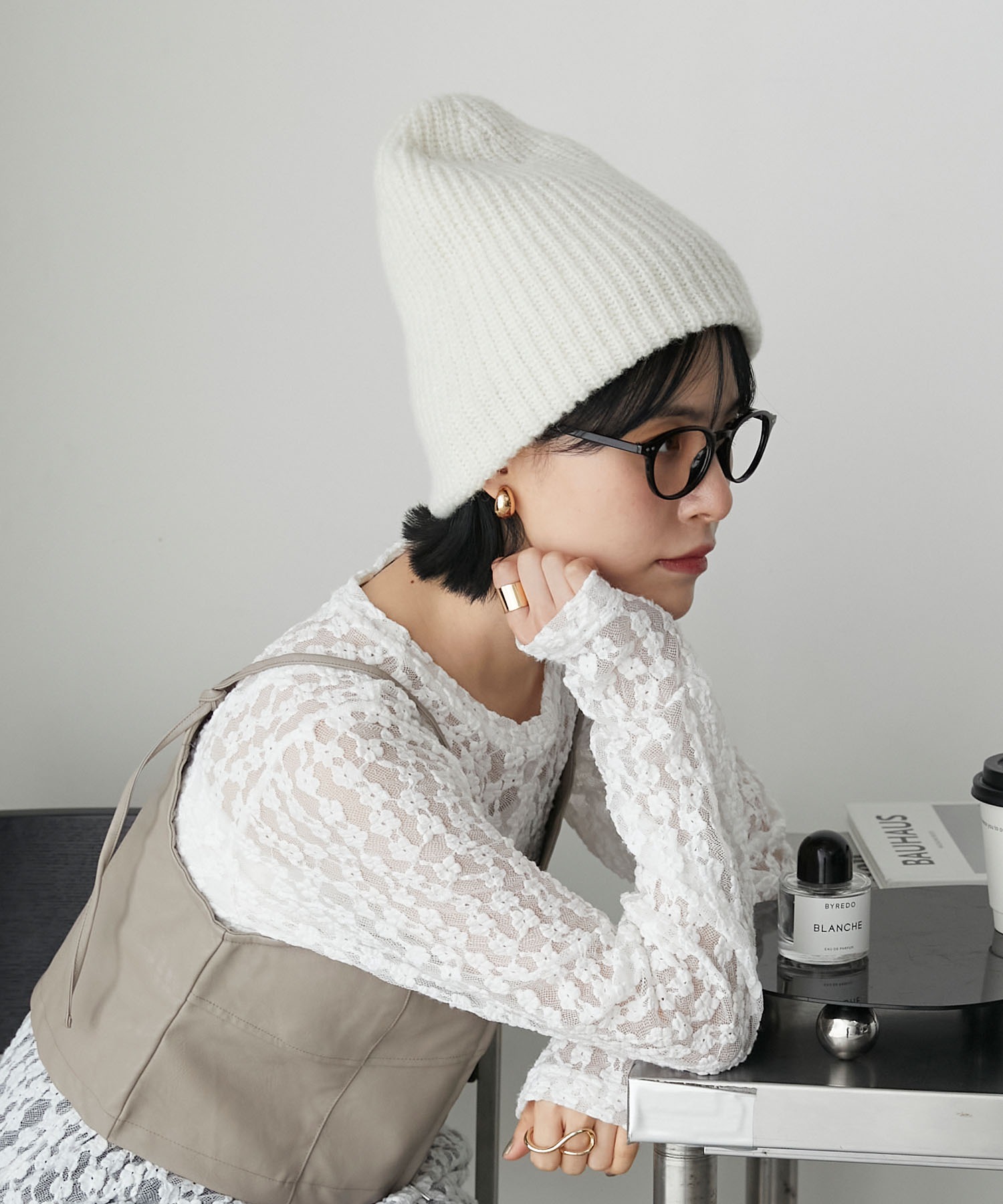 forksy.】リブ編みニット帽/ビーニー forksy.│MONO-MART [モノマート