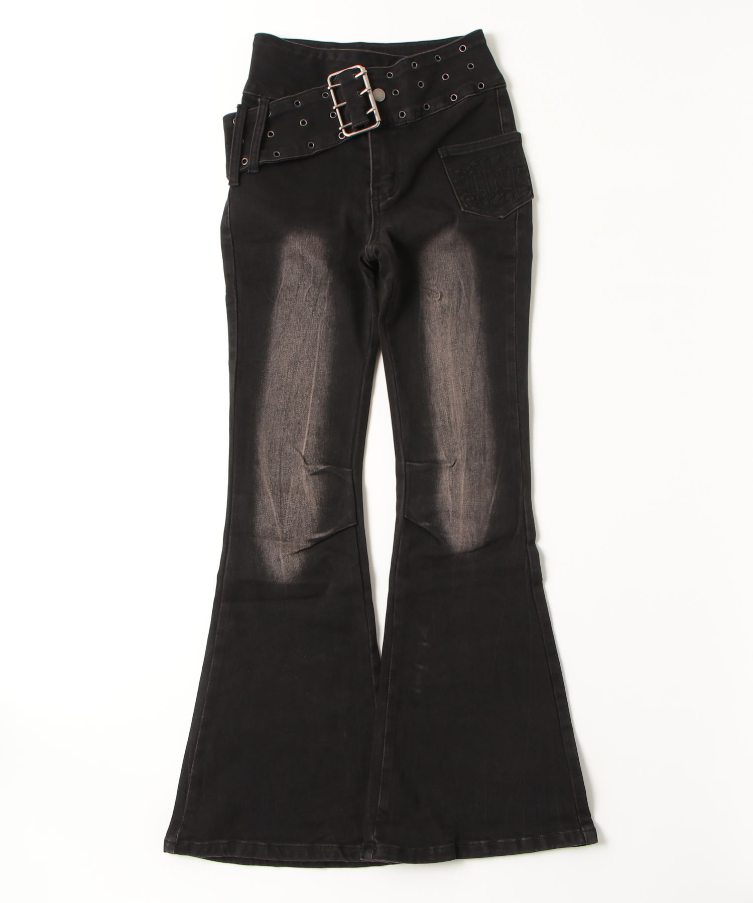 A'GEM/9 × .kom 『.KOM/ドットケーオーエム』 Y2K Washed Double Belt