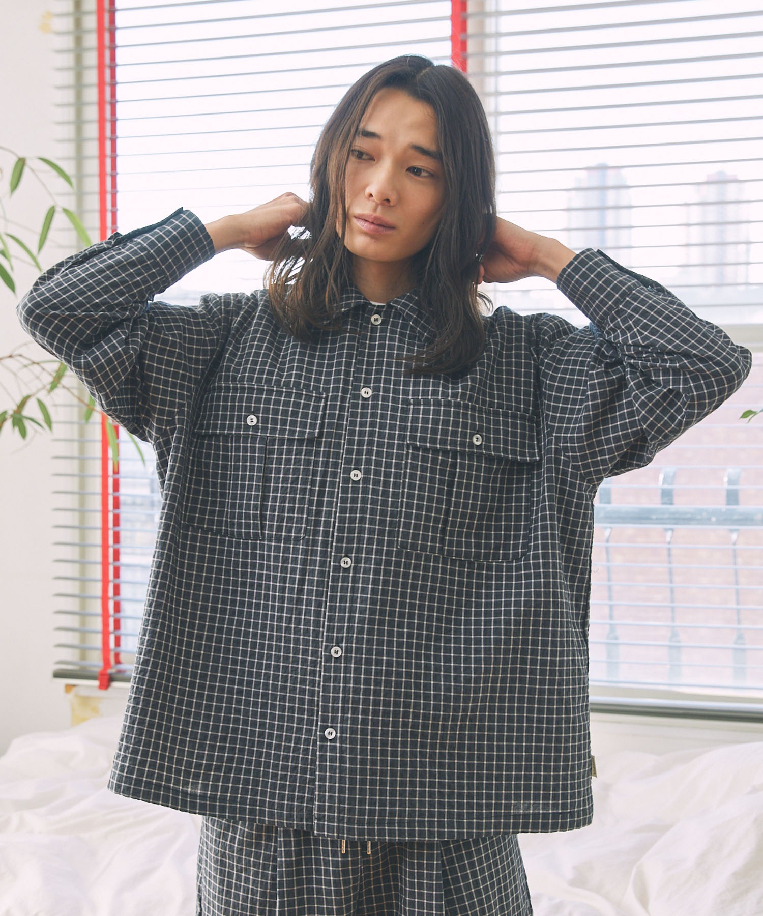 Unblend】セットアップ対応 / オーバーサイズ リラックス チェック