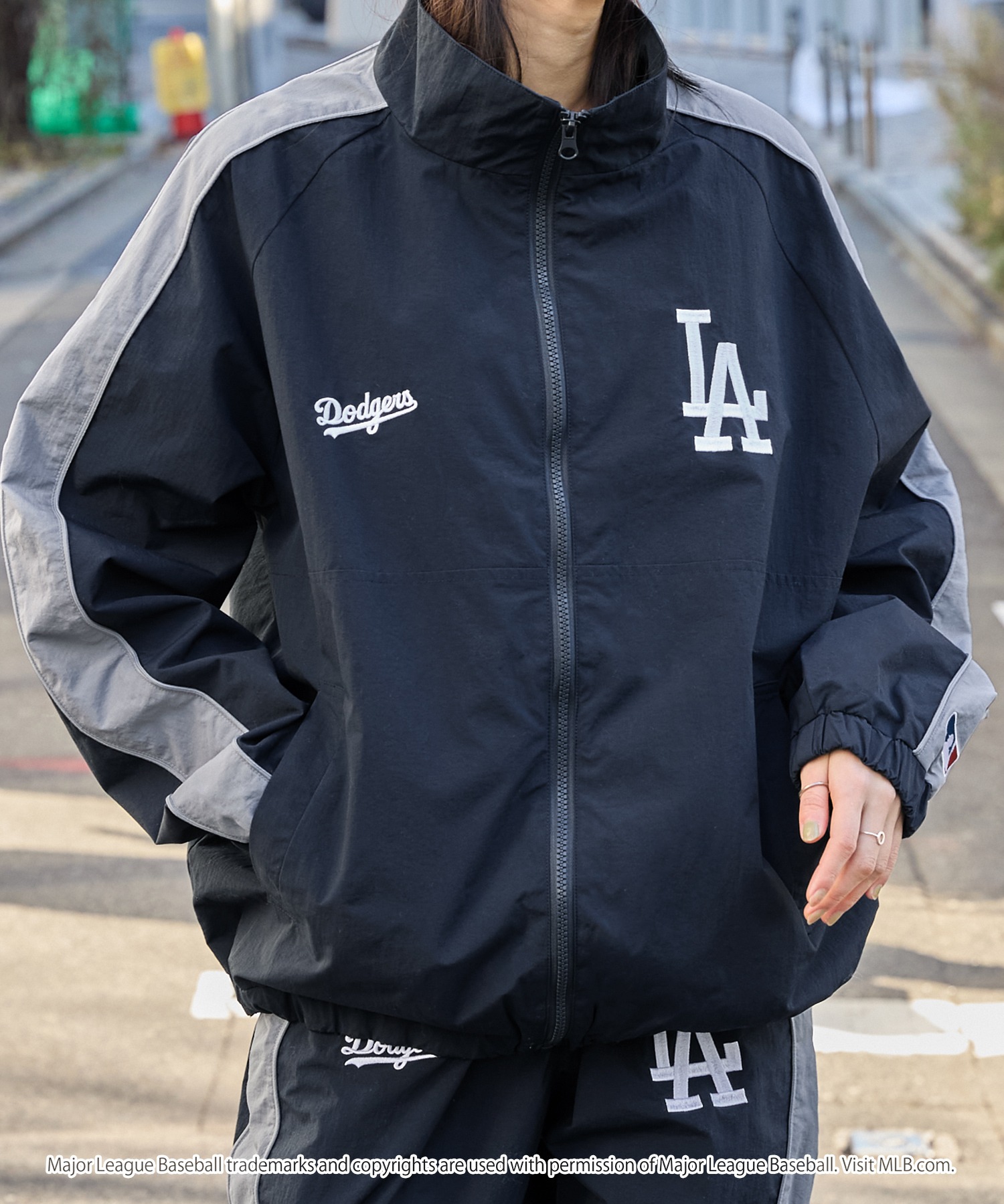 MLB/メジャーリーグベースボール 別注 ワッペン刺繍 オーバーサイズ