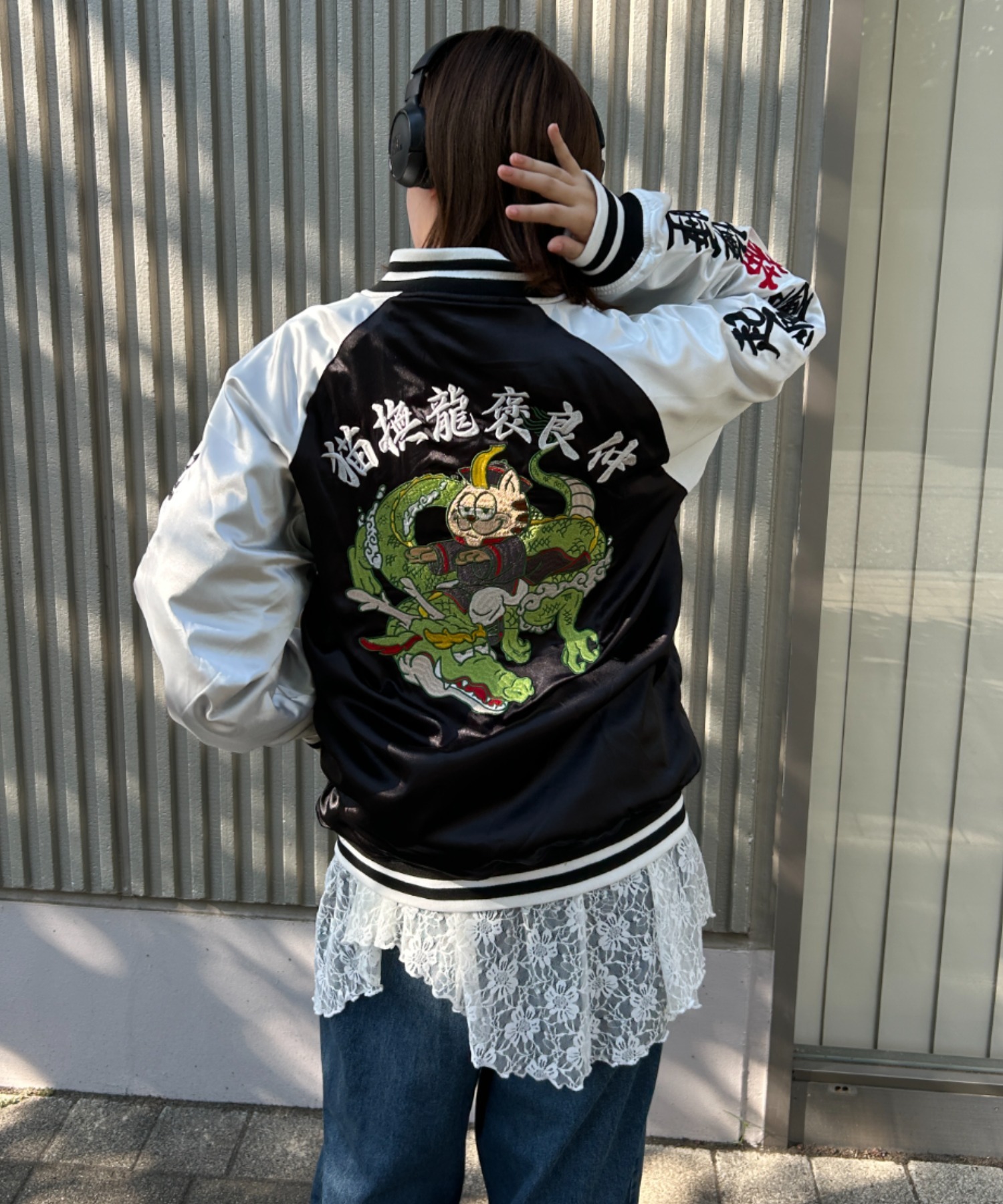 A'GEM/9 × .kom 『A'gem/エージェム』 リバーシブルスカジャン1 A'gem