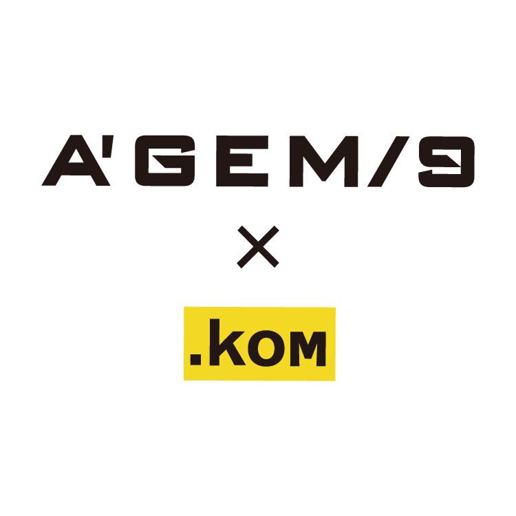 A'GEM/9 × .kom｜エージェムナインの通販 - ZOZOTOWN