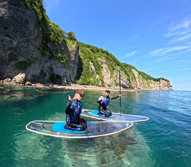北海道初上陸！青の洞窟クリアサップツアー | 北海道積丹のクリア