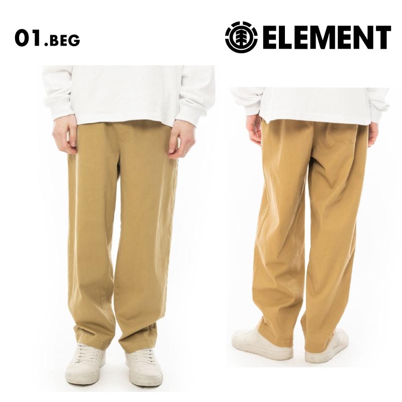 ELEMENT/エレメント メンズ スケートボードパンツ リラックス ワイド