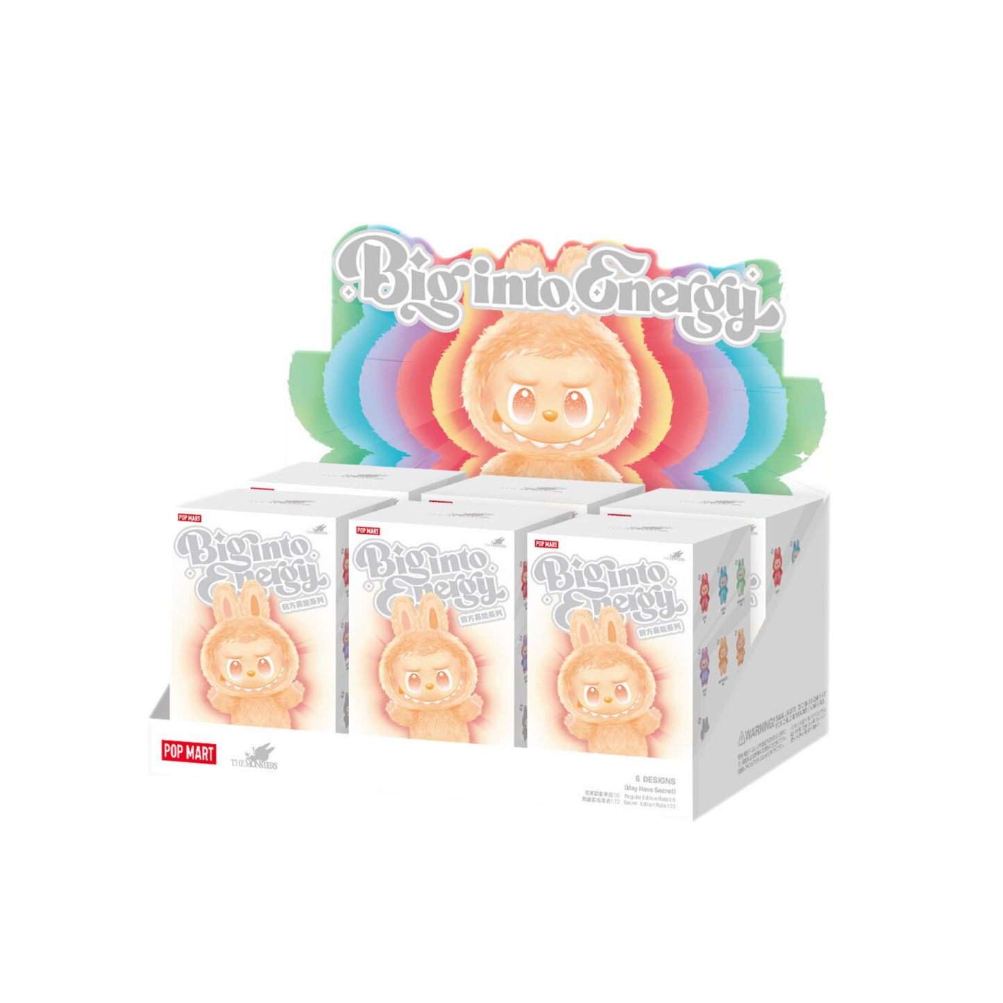 Labubu The Monsters Big into Energy Series-Vinyl Plush Pendant