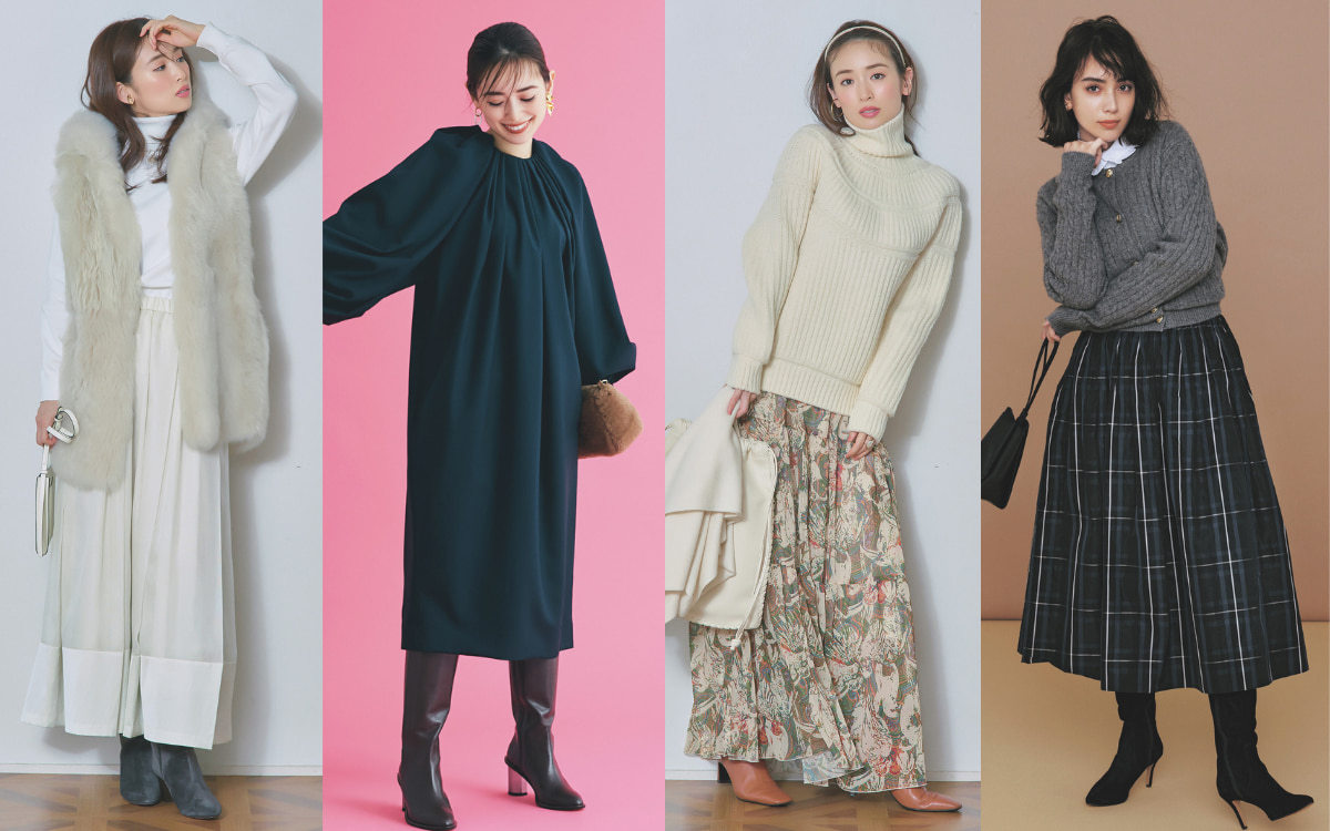 2023年】冬のフェミニンコーデ48選｜大人可愛いだけじゃない洒落感の