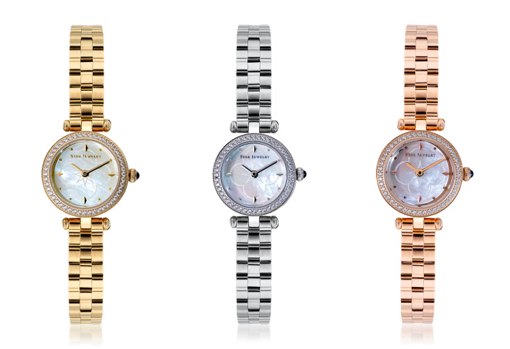 スタージュエリー｜フェイスをダイヤモンドで囲った数量限定ウォッチを